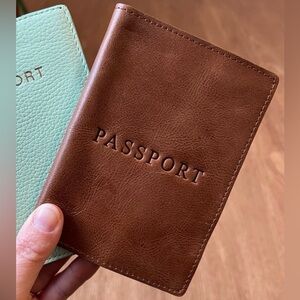 NWT! J.Crew Leather Passport Holder